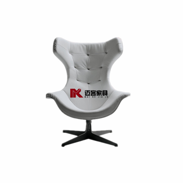 Thiết kế nội thất Ghế bành xoay Bắc Âu đơn giản hiện đại lười biếng ghế couch cao trở lại sofa giải trí ghế đơn ghế cafe