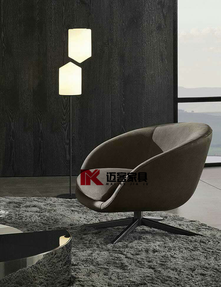 Thiết kế nội thất ghế đơn xoay ghế ánh sáng sang trọng đơn giản ghế đơn giản tối giản lười biếng ghế phòng khách ghế đơn sô pha