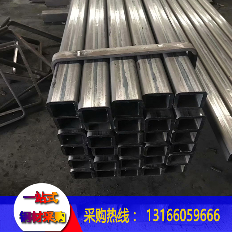 Spot Round Change Square Seamless Tube Q345B Seamless Square Tube 140 * 80 Large Aperture Thick Wall Non-Mark Seamless Square Tube