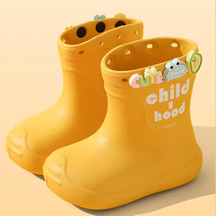 捣蛋瓜夏季儿童卡通防水EVA萌趣雨靴