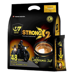 【1x48x25g共1200g】中原G7三合一浓醇咖啡