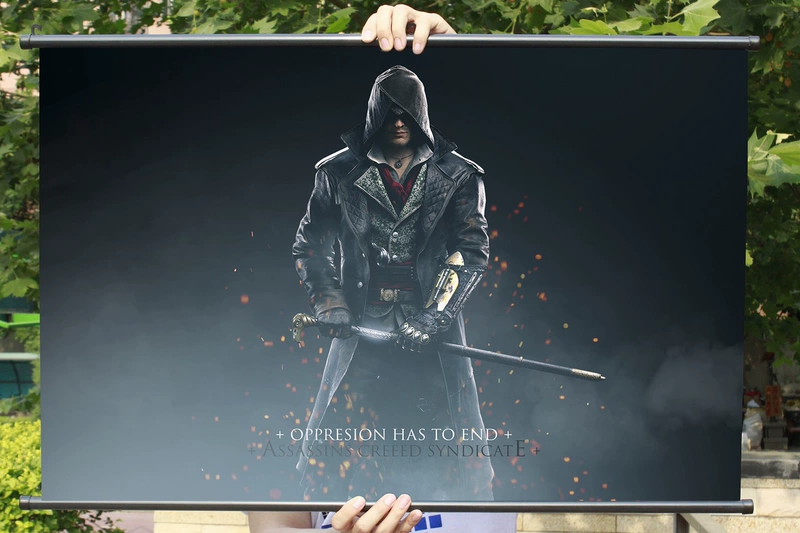 [Flange] Assassin Creed, Yuxiong, bộ sưu tập trò chơi Cindyga, treo tranh, áp phích trang trí trò chơi vải - Game Nhân vật liên quan