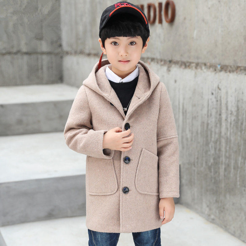 7 boys in great coat 5 Long version 8 Children 6 Mao jacket boy Spring and autumn clothes 2022 Nanny windsuit 10 years 12
