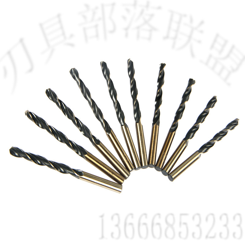 High-speed net straight shank twist drill lengthened straight shank drill step drill taper drill non-standard customized