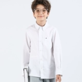 Осенняя рубашка для мальчиков, детский хлопковый лонгслив, детская одежда