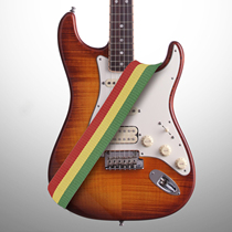  Amumu Amumu electric guitar strap reggae striped inter-color classic guitar strap stage performance new product
