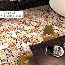 Catering chain yellow tile 300 Kitchen bathroom background wall tile color floor stair tile