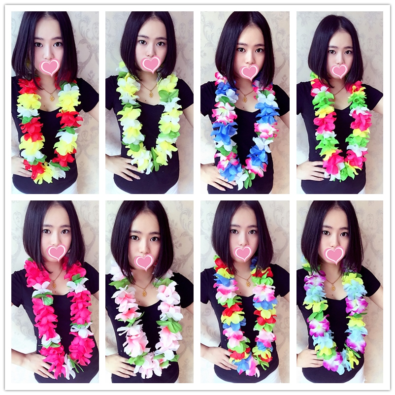 Wreath props worn around the neck Hawaiian wreath Night bar KTV award wreath Neck ring Neck ring Wreath