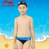 Quần bơi trẻ em Li Ning mũ bơi phù hợp với bé trai tam giác quần bơi bé trai quần bơi trẻ em lớn đồ bơi thiết bị bơi Bộ đồ bơi của Kid
