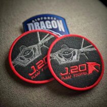 (JETHERO)Original J-20 model morale chapter flocking full velcro flight suit chapter