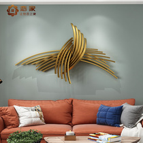 metal wall decoration modern living room sofa background gold wall pendant stainless steel creative room headboard wall decoration