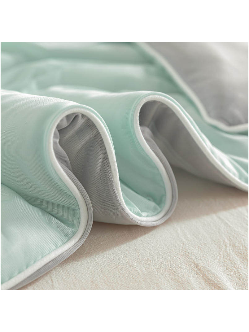 Nude Cotton Class a Cooling Ice Silk Summer Quilt, Thin Nap Quilt, High-End Household Double Quilt, Machine Washable Air-Conditioning Quilt