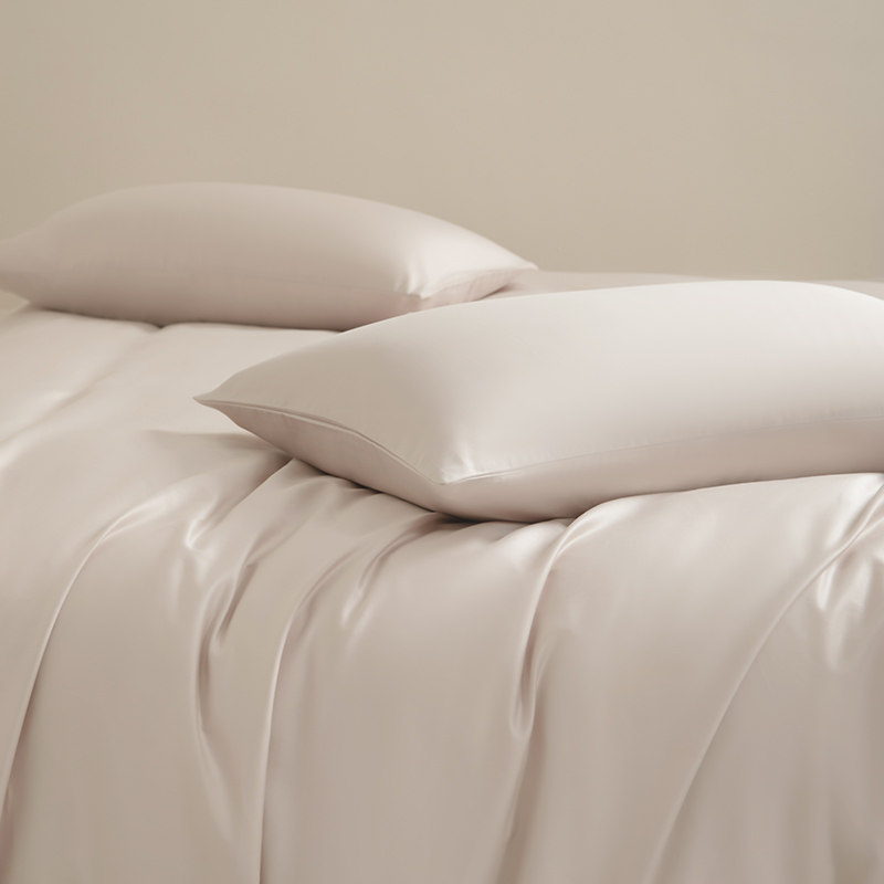 Natural Sleep Cotton Bedding Four-Piece Set New Model Four Seasons High-Density Pure Cotton Bed Sheet Pillowcase Duvet Cover