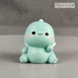 Динозавр, оригинальная фигурка, мультяшная милая кукла, игрушечная машина, аксессуар