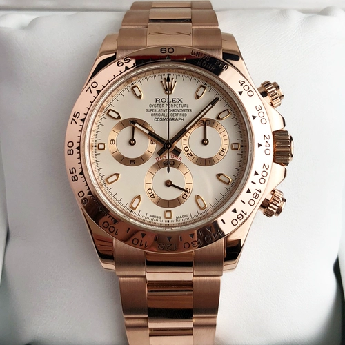 Spot Second-Hand Rolex Datonga Series Rose Gold Automatic Mechanical Men's Watch 116505-National Inspection Подлинный
