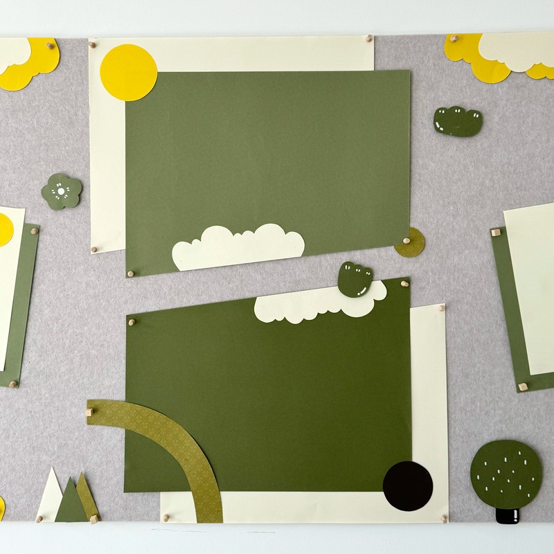 Yuanhuanchuang Selection｜J Yellow-Green Series Spring Back-To-School Set, All Paper Sheets Are Full Size 78* 110cm