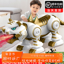 Childrens intelligent remote control tiger puzzle childrens toys 3 to 6 years old robot simulation animal over 10 years old