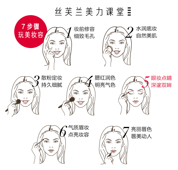 Lợi ích / Pui Ling Emei Màu keo Keo lông mày Không thấm nước Không dễ trang điểm Vương miện / Bàn chải xoắn ốc Trang điểm - Bộ trang điểm kem nền bb collagen