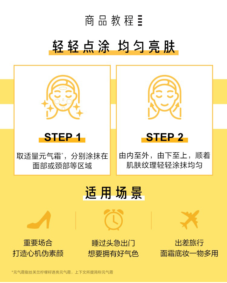 【中國直郵】藍盈瑩同款 Sephora 絲芙蘭 透亮元氣霜 檸檬籽系列(煥新3.0版) 素顏霜 臉部身體遮瑕裸妝 50g【彩妝大神王亞飛、春楠推薦】