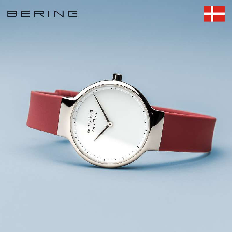 Bering White Order Watches Lady Brief Student Fashion Silicone Hand Watches
