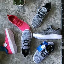 Non-monk Yankee orders men and women ultra-light flying weaving walking casual running shoes 