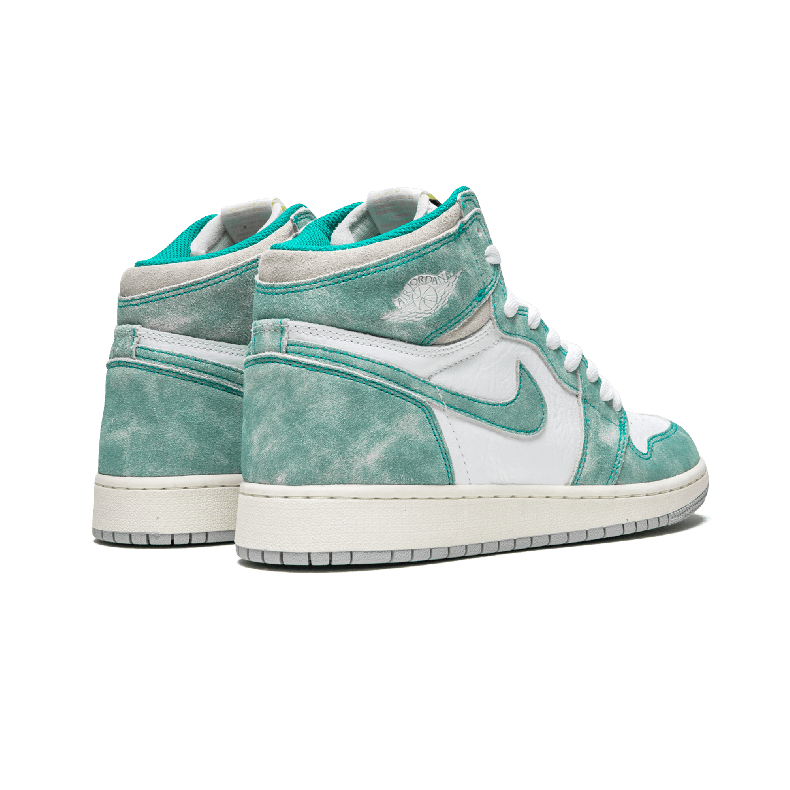 Air Jordan 1 GS AJ1 Giày nam và nữ Thế hệ Giày bóng rổ cao cấp Hồ xanh 575441 311 - Giày bóng rổ giày bóng rổ đẹp