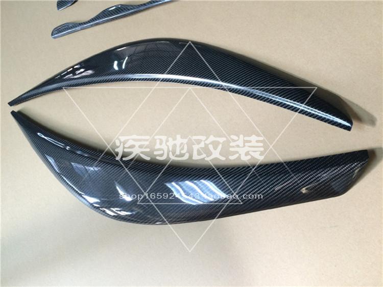 Modern Phase One carbon fiber modified lamp eyebrow Phase one carbon fiber headlight eyebrow sticker Phase one angry eye lamp eyebrow