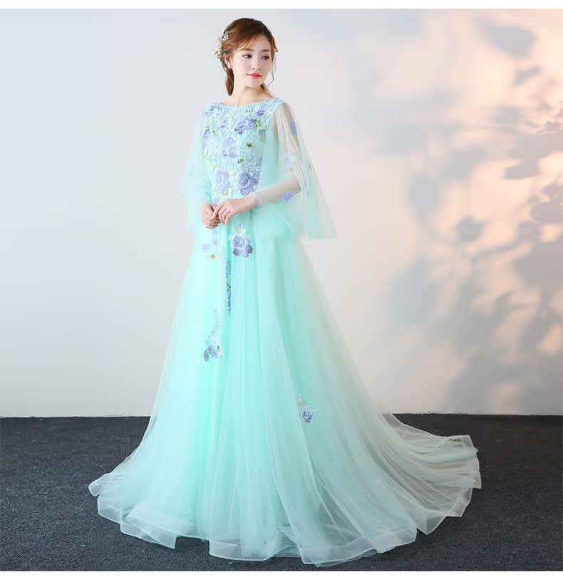 Robe de soirée manche volante - Ref 3210794 Image 19