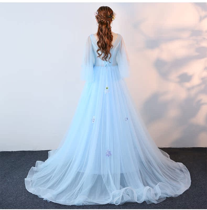 Robe de soirée manche volante - Ref 3210794 Image 15
