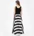 2017ebay Bán nóng AliExpress Dress Mùa hè Sexy Phụ nữ Ngoại thương Vest Lau Sọc Váy dài - Váy dài