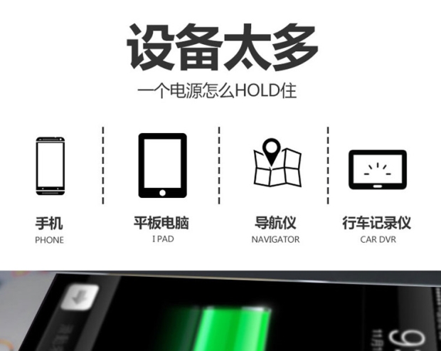 Sạc xe hơi một cho ba điện thoại di động với đầu sạc nhiều cổng xốp 3 cổng USB sạc xe hơi 2A nhanh - Phụ kiện điện thoại trong ô tô giá đỡ điện thoại ô to
