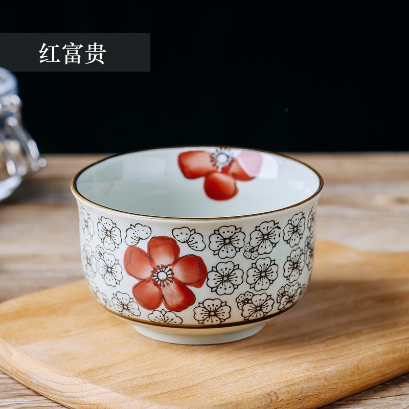 The At a loss of 2 pack 】 small bowl of rice bowls bowl noodles soup bowl bowl household rainbow such use ceramic bowl Korean dishes