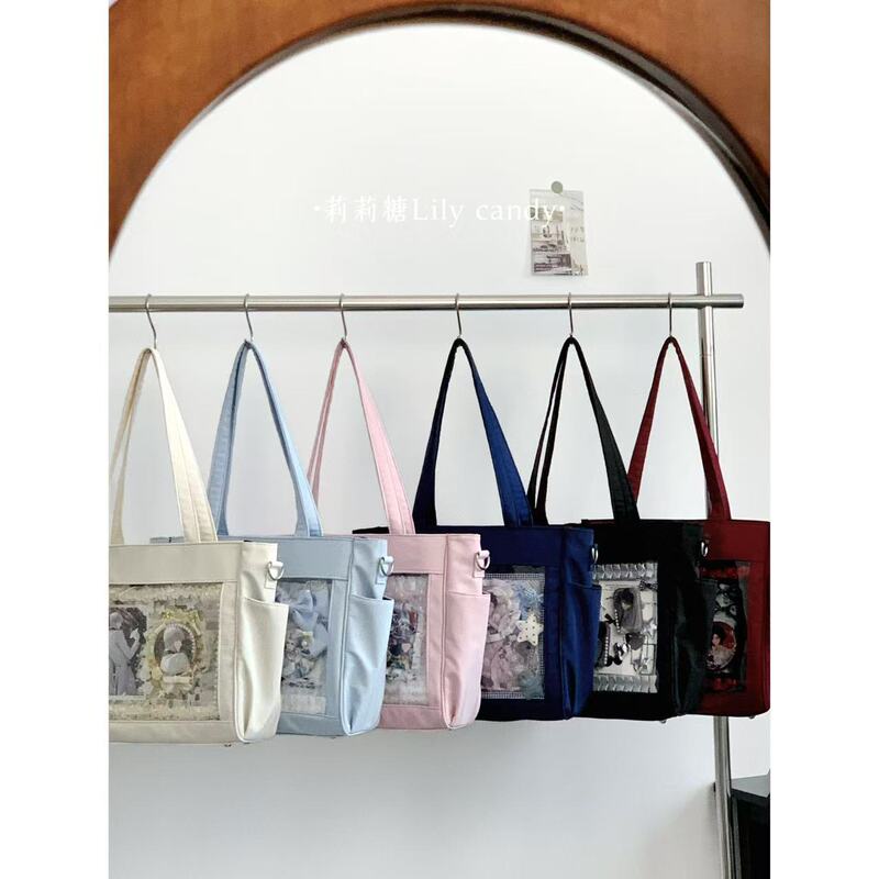 Lily Candy New Original Large Capacity Bag Nylon Fabric Versatile Tote Bag for Commuting and School Single Shoulder Crossbody Bag Lily Candy New Original Large Capacity Bag Nylon Fabric Versatile Tote Bag for Commuting and School Single Shoulder Crossbody Bag