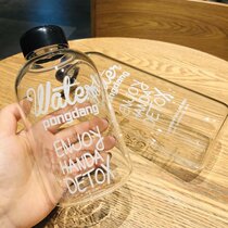 Fruit Tea Cup take-out PongDang Water fruit tea glass cup men and women portable net red ins