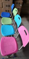 Douyin single double primary and secondary school childrens plastic desks and chairs combination set desk remedial class learning table