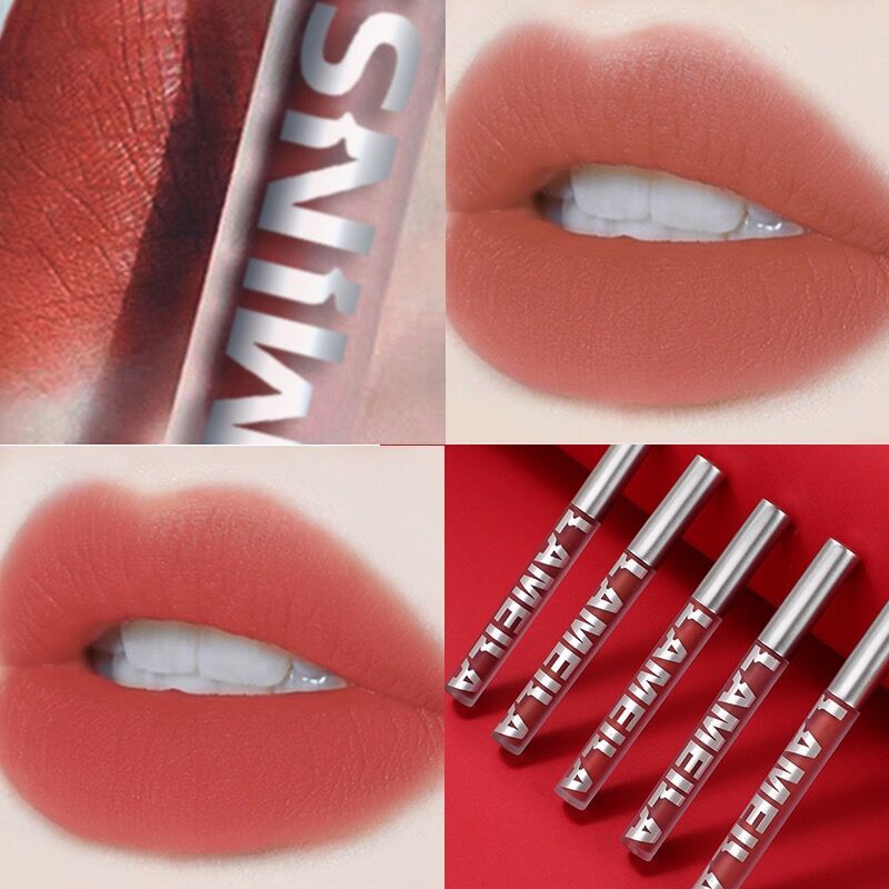 Air Lip glazed velvet matt mist pasta partial dry not to drop the color lip gloss Affordable Net Red students Persistent Lipstick-Taobao