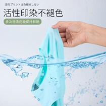Ice silk underwear ladies cotton crotch breathable summer unscented thin mid-waist quick-dry anti-clip hip triangle shorts summer models