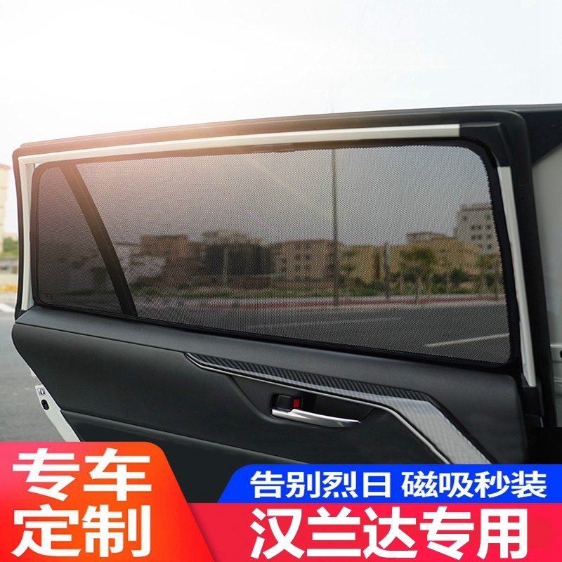 15 15 -21 TOYOTA HANLANDA SPECIAL CAR SUN SHADE MAGNETIC SUCTION STYLE CAR INSIDE WINDOW SUNSCREEN SUNSHIELD SUNSHIELD