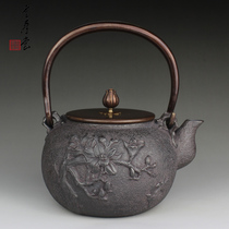  Yunshoutang Japanese sand iron pot Cast iron pot Handmade Japanese imported pig iron teapot Uncoated tea set