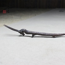  Handmade pot fork Tea ceremony iron pot accessories Supplies Copper pot fork Iron pot cover clip Iron pot accessories Antelope iron pot