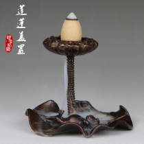  Bronze Lotus leaf cover set Japanese Bronze Lotus reverse flow fragrant Water Lily cover Set Pot cover Set Cast Iron Teapot Tea set