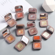 Novo eye shadow pearl glitter glitter potato mud monochrome eye shadow tray portable waterproof immortal eye shadow tray student