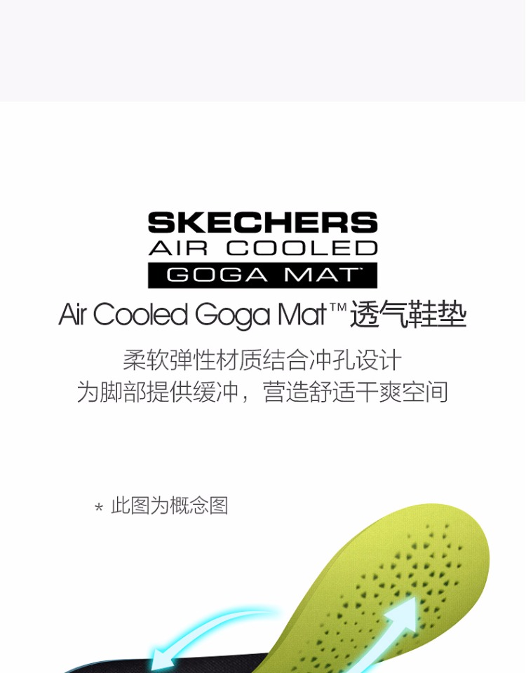Skechers Giày nam Skechers Giày đơn giản và linh hoạt Giày nhẹ đơn giản Giày da trắng 53841 - Dép / giày thường giày tập gym nam