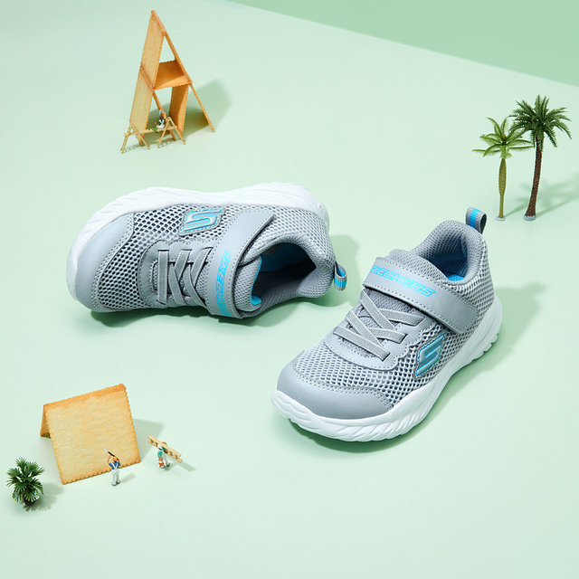 Skechers Skechers ຂອງແທ້ Ole summer boys ຕາຫນ່າງຄົນອັບເດດ: ເກີບ sneakers ແລ່ນທົນທານຕໍ່ເດັກນ້ອຍ