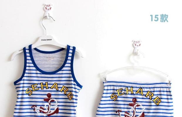 Mùa xuân mới và mùa hè mỏng đồ lót trẻ em thiết lập modal boy girl vest + quần lót boxer đồ lót cho bé gái