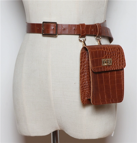 Брендовая небольшая небольшая сумка, ретро сумка через плечо, черная поясная сумка, нагрудная сумка, крокодиловый принт