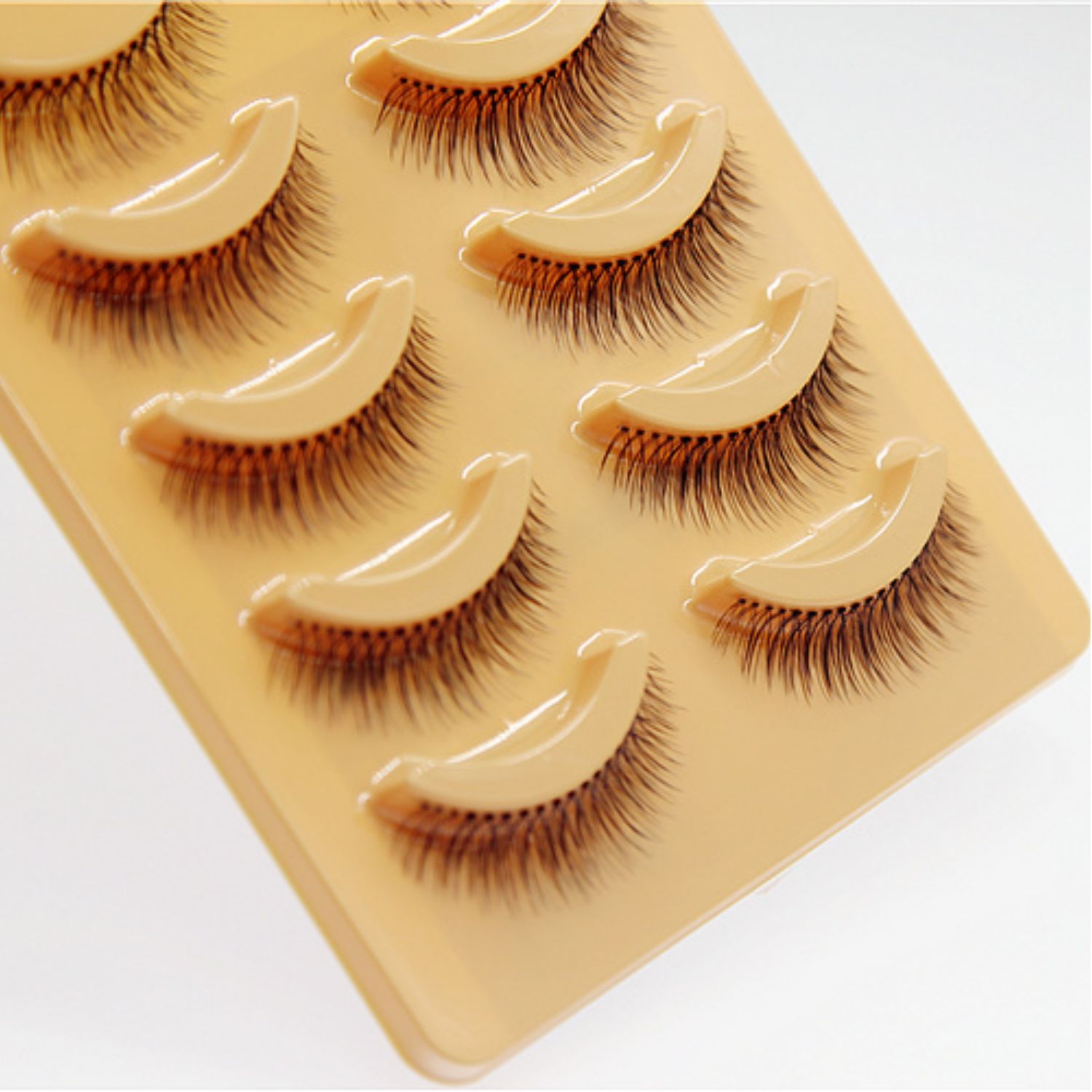 Nhật Bản Diamond Lash lông mi giả DL54040 hộp màu vàng hộp màu vàng ngây thơ cảm giác chéo tự nhiên - Lông mi giả mi lông chồn