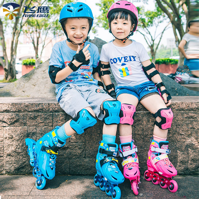Flying Eagle Wheel Skating Shoes NT Children Fancy Skates Boy Girl Beginner Skating Shoes are better than S5SS6S
