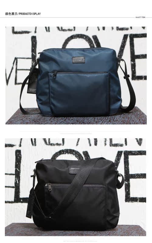 Túi đeo vai nam Messenger túi nam thủy triều giản dị Vải Oxford vải chéo túi nylon Túi nam ví louis vuitton