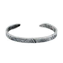 North Works handcraftsmen make Morgan silver coin Goddess of Liberty Eagle vintage silver bracelet